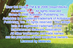 Over the Hedge screenshot 4 for GameBoy Advance